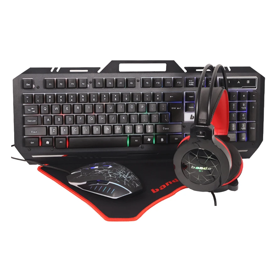 

Gaming Keyboard and Mouse Combo Headset and Mouse pad Keyboard and Mouse Gamer Computer Accessories keyboard mouse set