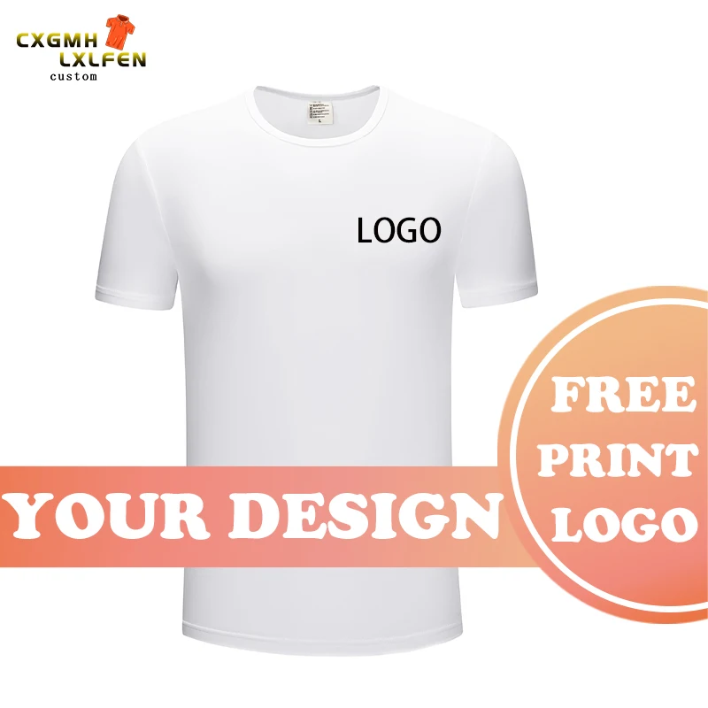 Fashion New Product High-end Modal Material White T-shirt Ladies High-end Customized Logo Printing Brand Text