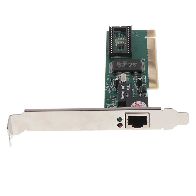Сетевая карта PCI RTL8139D, 10/100 Мбит/с, RJ45, 1 шт.