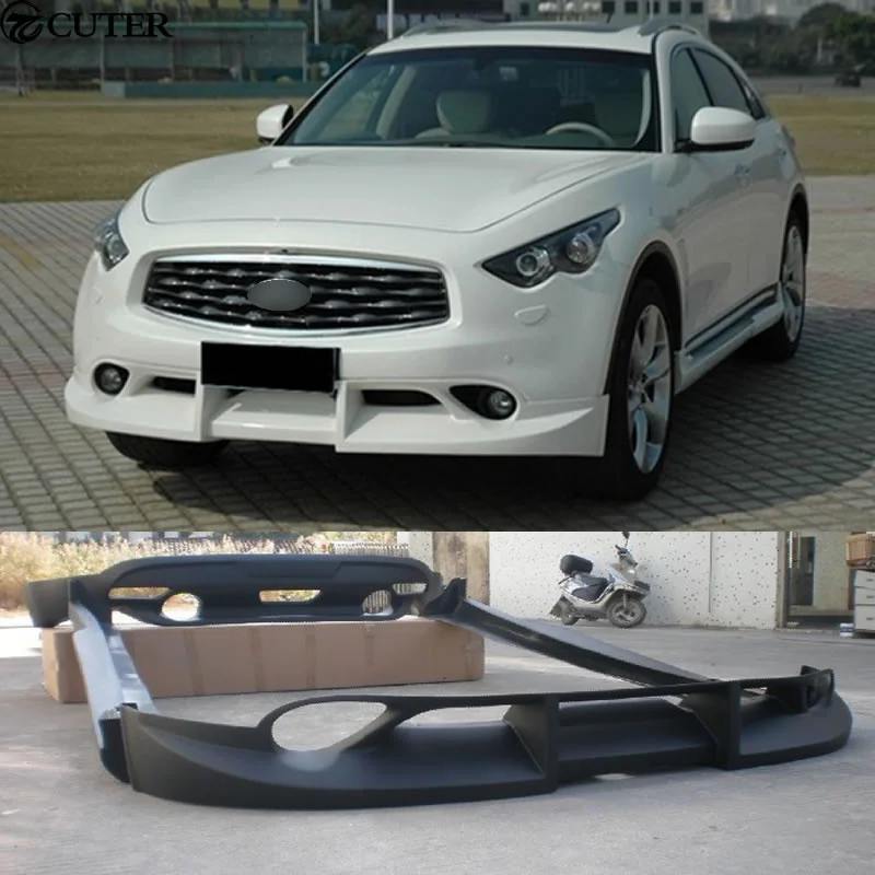 Fx35 Qx70 PP Unpainted Front Lip Rear Diffuser Side Skirts for Infiniti Fx35 Fx50 Fx37 Qx70