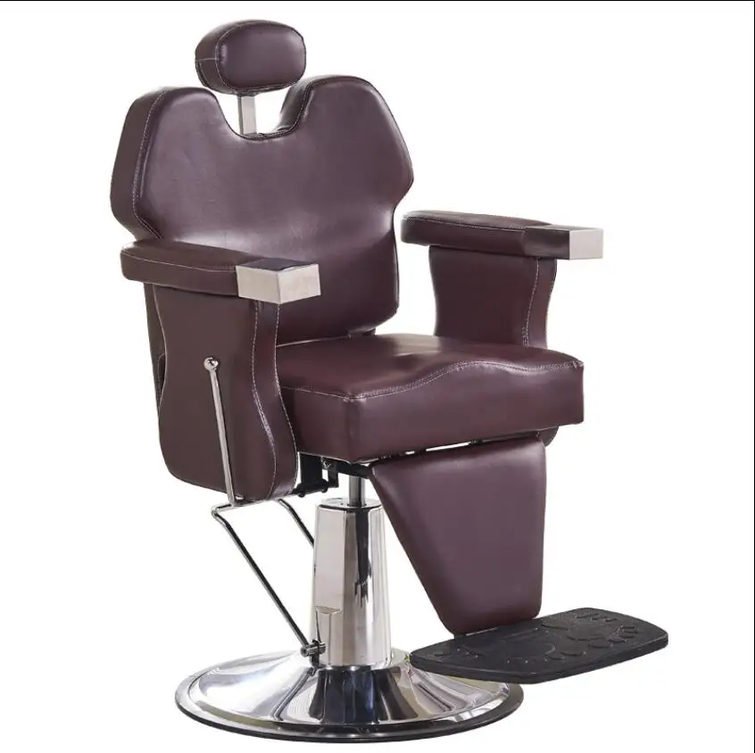 Barber shop chair can be put down the barber shop chair hair cutting seat barber shave chair hair salon special recliner