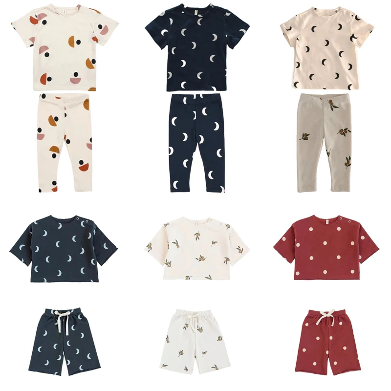 

Kids T Shirts 2021 New Summer Autumn Brand Design Boys Girls Cute Print Short Sleeve T Shirt Baby Child Cotton Tops Tees Clothes