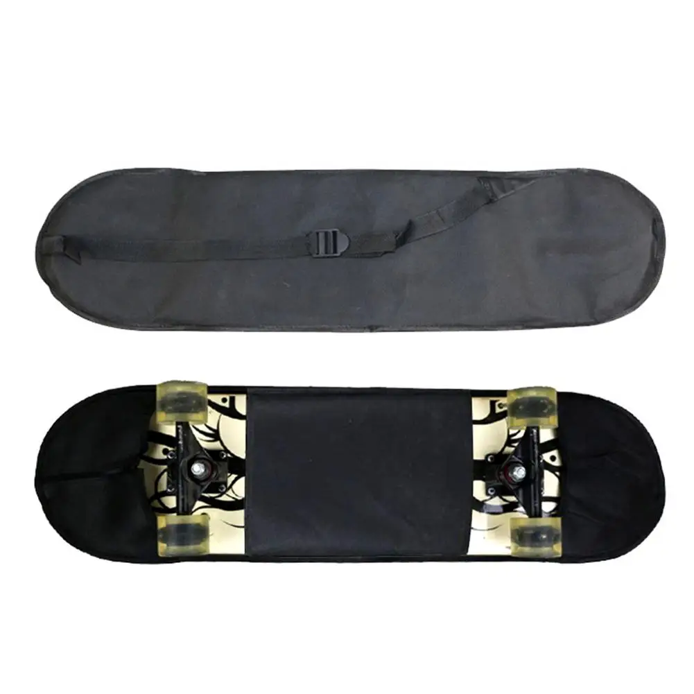 Skateboard Bag Durable Convenient Shoulder Carrier Adjustable Strap With Mesh Pouch Portable Skateboard Carry Bag For Skating