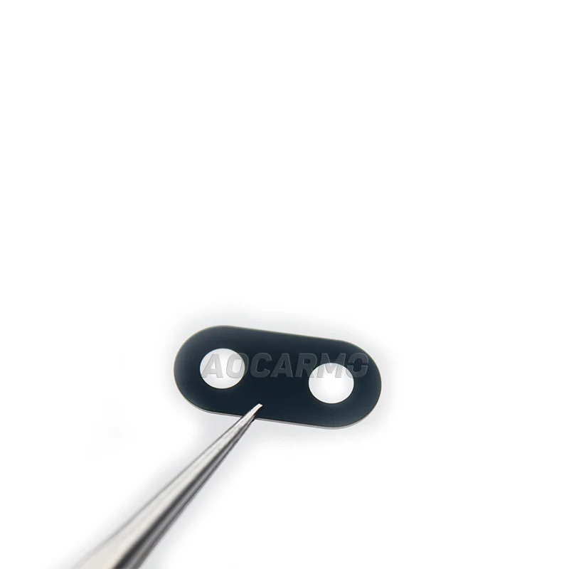 Película de vidro aocarmo para câmera traseira, com adesivo, peça de reposição para huawei p20 lite