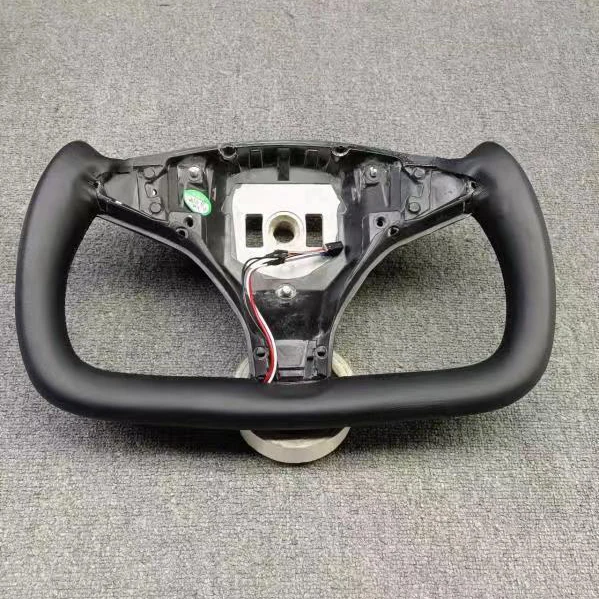 

Гоночный кожаный чехол на руль Yoke 2017 2018 2019 2020 2021 для Tesla Model S Model X