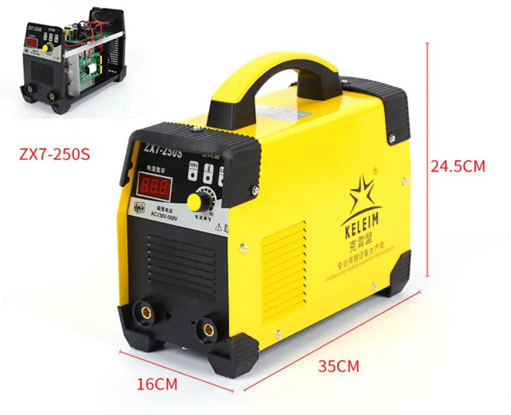 Manufacturer Supply DC Inverter ARC Welder 220V IGBT MMA Welding Machine 250 Amp for Home Beginner Lightweight Efficient