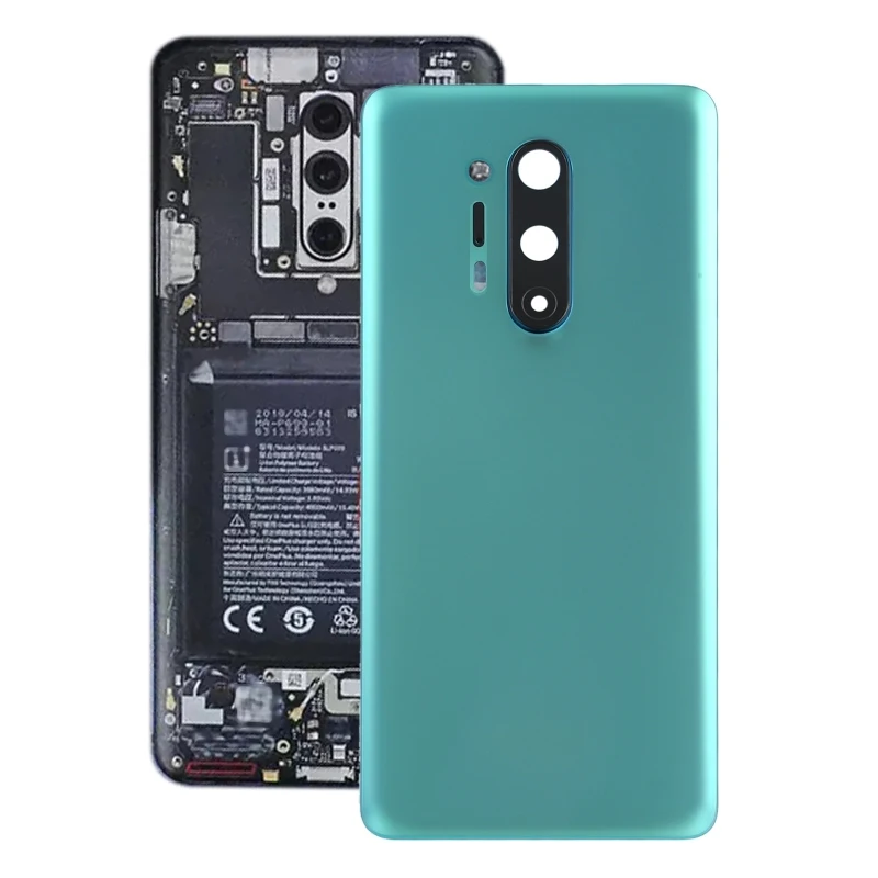 Battery Back Cover for OnePlus 8 Pro with Camera Lens Cover Phone Rear Housing Case Replacement