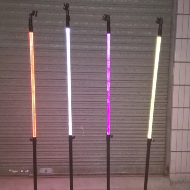Support de microphone LED Shoous coloré, accessoires de scène de performance