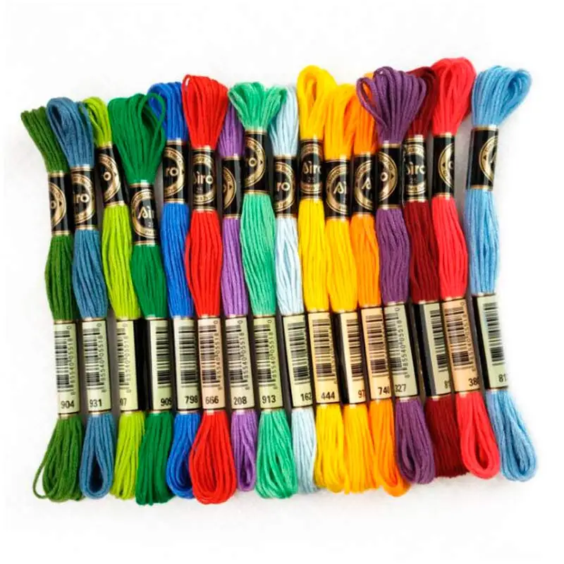 new 35 colors 5 pieces  cross stitch    threads   / cross stitch embroidery thread / Custom   threads  colors