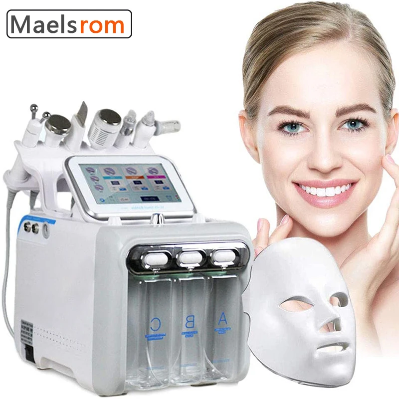 Professional 7 in 1 Water Oxygen Beauty Machine Microdermabrasion Facial DeepCleaning Skin Cleansing Lifting Home Spa Skin Care