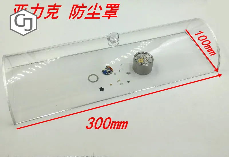 Bandeja de piezas de relojes de plástico con cubierta antipolvo, herramientas de reparación de relojes, cubierta para Protector de piezas de relojes, gran oferta
