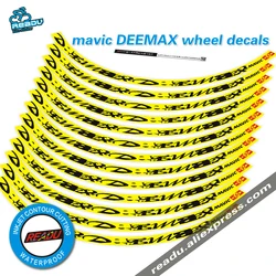 mavic DEEMAX Mountain bike accessories 26er 27.5 er 29 bicycle wheel set wheel yellow wheel set stickers 1 pair wheel set