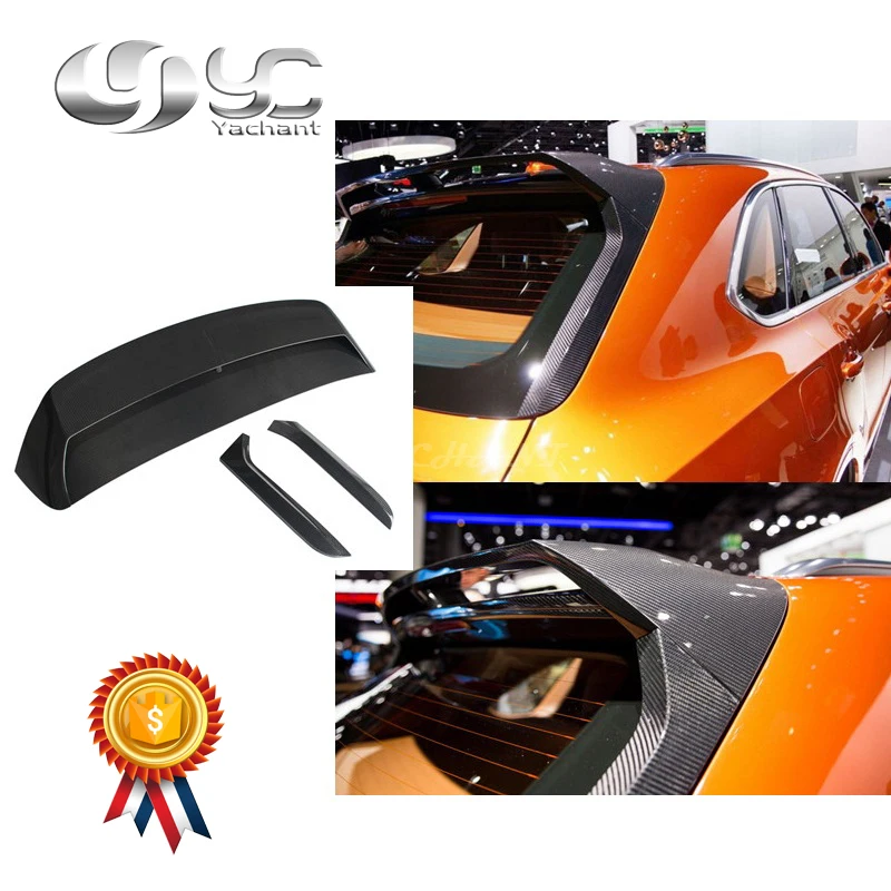 

Car-Styling Carbon Fiber Rear Roof Spoiler Fit For 2015-2018 Bentayga Mulliner Carbon Package Style Roof Spoiler Wing