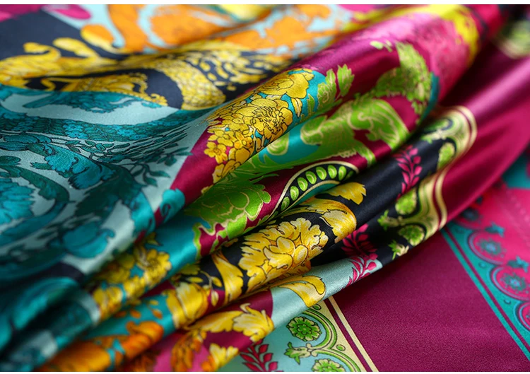 Brand Design Elastic Spandex Charmeuse 97% Silk Fabrics Dress 138*140 Wide 19mm Cloth Diy Sewing Three-dimensional Free Fabric