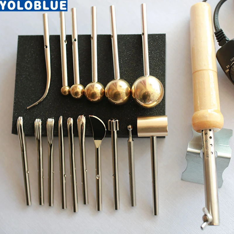 Fabric Flower Making Tools set, 16 heads+Soldering iron fabric flower maker