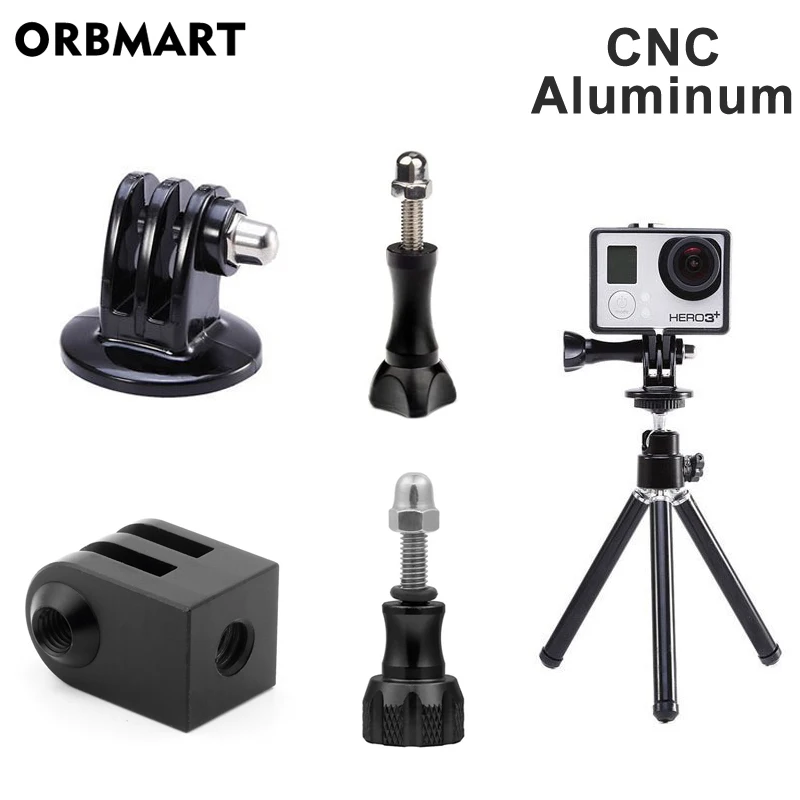 Aluminum Tripod Mount Adapter Monopod Adaptor for GoPro Hero 11 8 Black 7 6 Xiaomi Yi 4K SJCAM Action Camera Go Pro Accessories