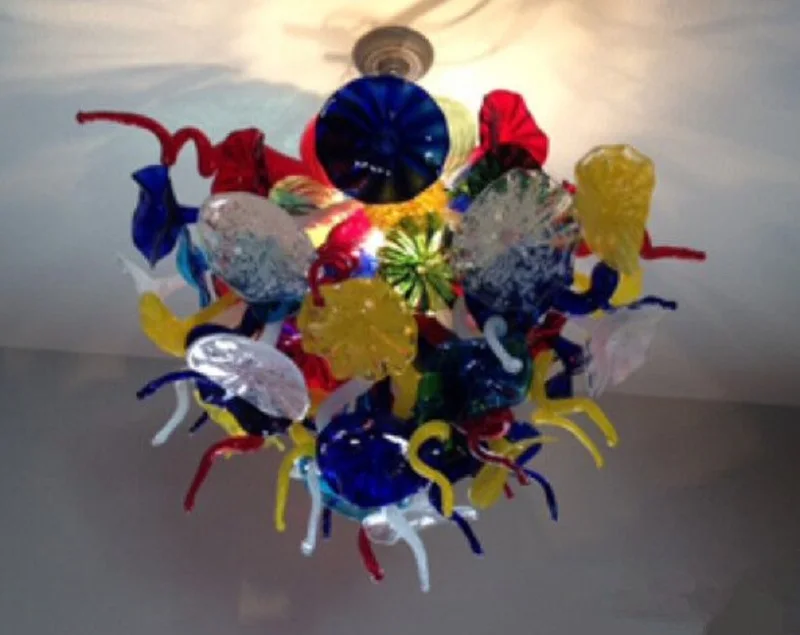

Handmade Blown Glass Chandelier Lighting High Ceiling Chandelier for Decoration
