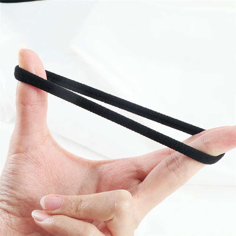 Women Girls Hair Bands 30/50Pcs 4cm Headband Basic Big Rubber Band Ponytail Holder Gum Elastic Korean Girl Kids Hair Accessories