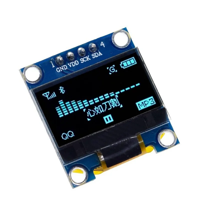 0.96 Inch Oled Iic Seriële Witte Oled Display Module 128X64 I2C SSD1306 12864 Lcd-scherm Board Gnd Vdd Sck Sda voor Arduino