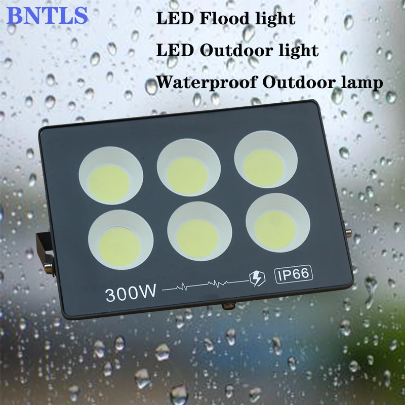 

2PCS /Lot LED Flood light 100W 200W 300W 400W 500W 600W Led high-power projection lamp outdoor lighting advertising light AC220V