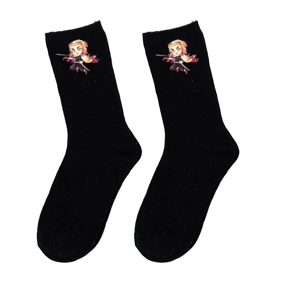 Anime Socks Demon Slayer Kimetsu No Yaiba Todoroki Shoto Cartoon Cosplay Props Sockings Accessories Halloween