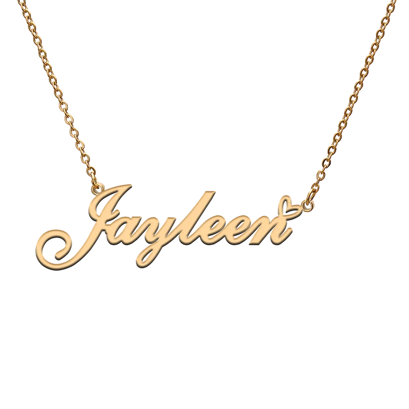 

Custom Personalized Name Necklaces for Jayleenleeline Best Friends Birthday Christmas Mother Days Jewelry Gifts