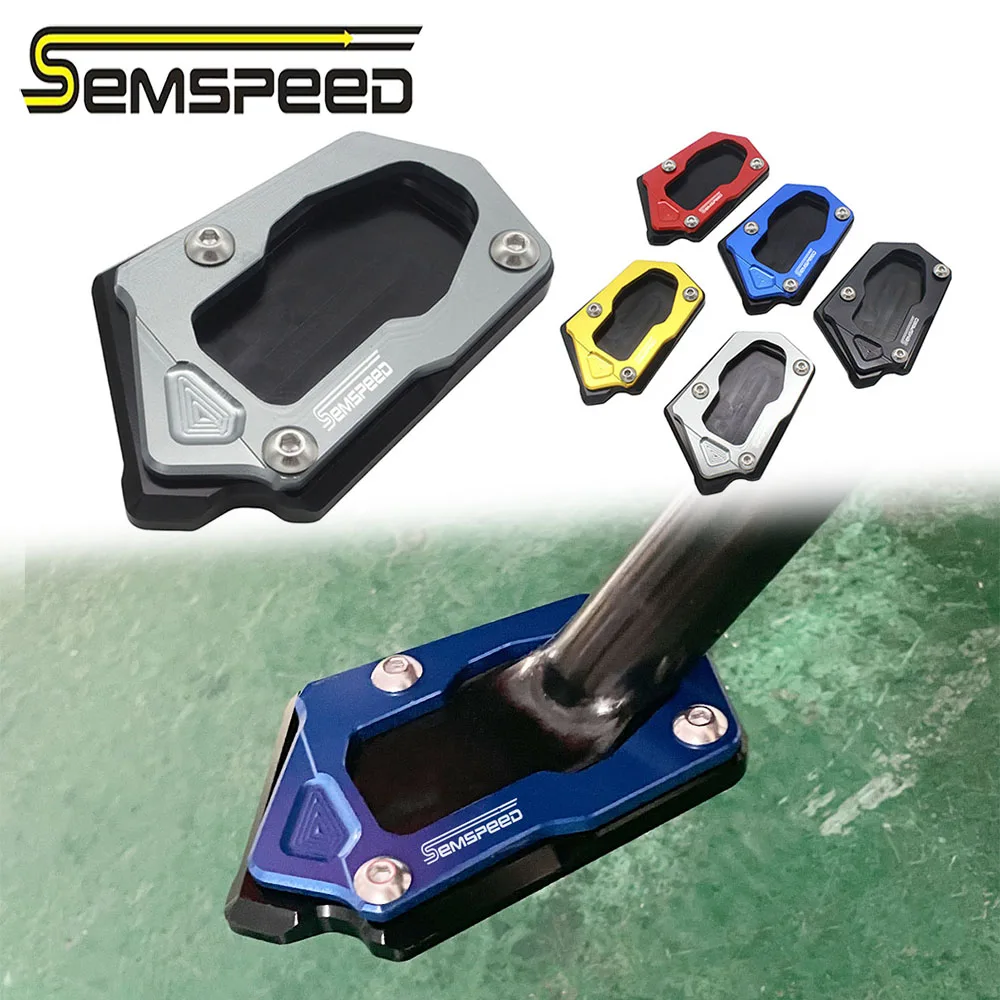 Semspeed Fits Aprilia RS 660 Newest Foot Side Stand Enlarger Plate Kickstand Enlarge Extension For RS660 2020-2021 Kickstand Pad