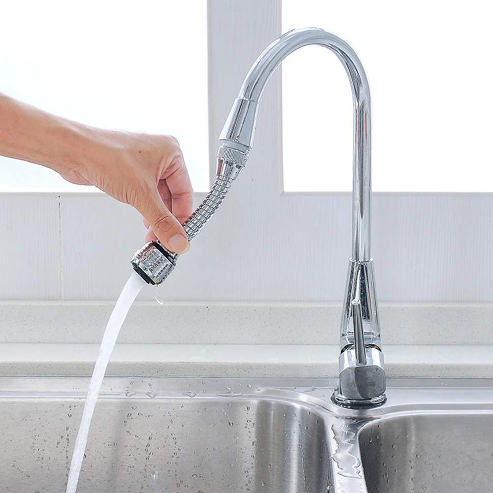 

Kitchen Faucet Aerator 360° Rotatable Bent Water Saving Tap Aerator Diffuser Faucet Nozzle Filter Shower Nozzle Tap Connector