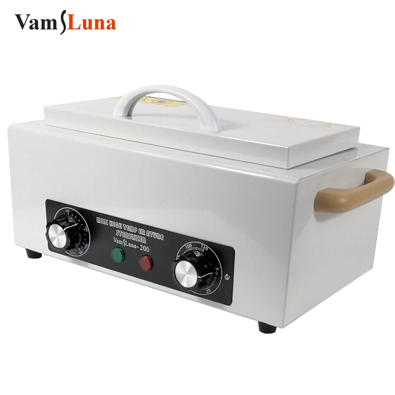 300W Portable Dry Heat High Temperature Nail Sterilizer Medical Autoclave Manicure Sterilizer For Nails Salon