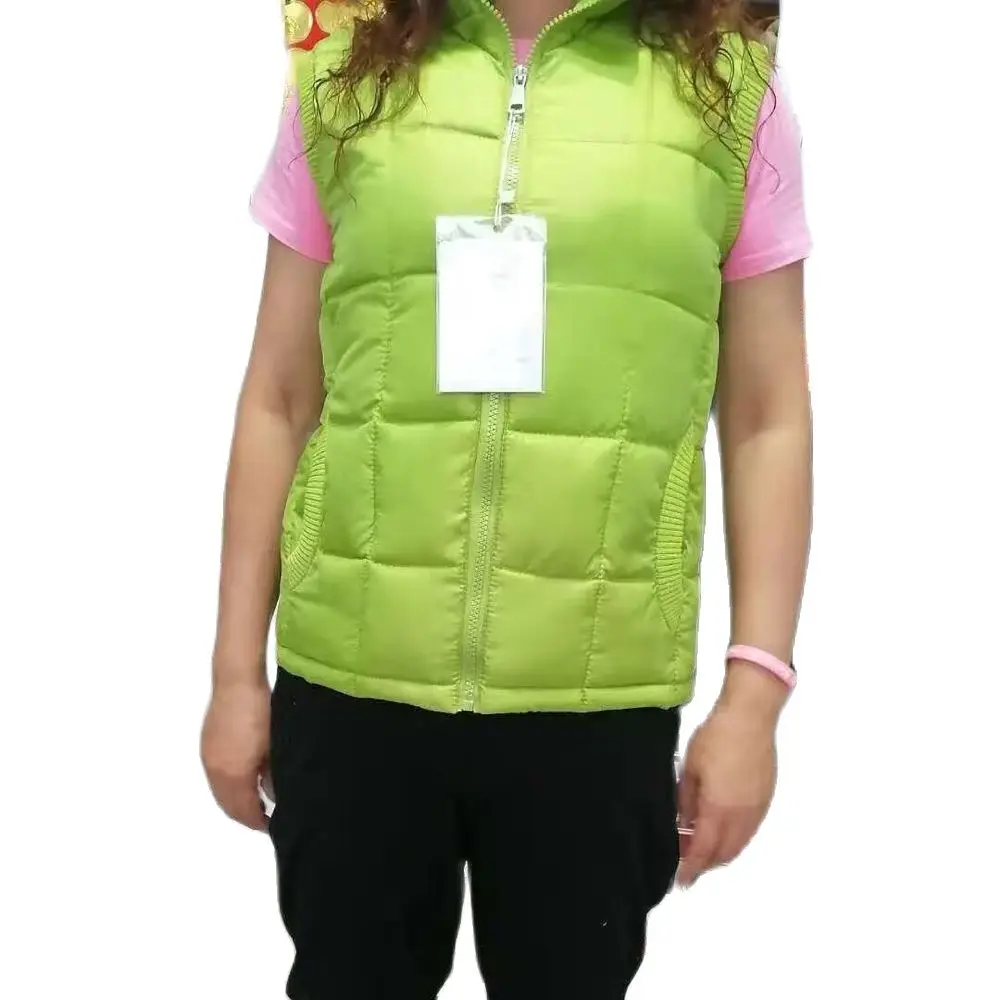 Size 5XL Women Vest Winter Jacket Pocket Coat Warm Casual Cotton Padded Vest female Slim Sleeveless Waistcoat