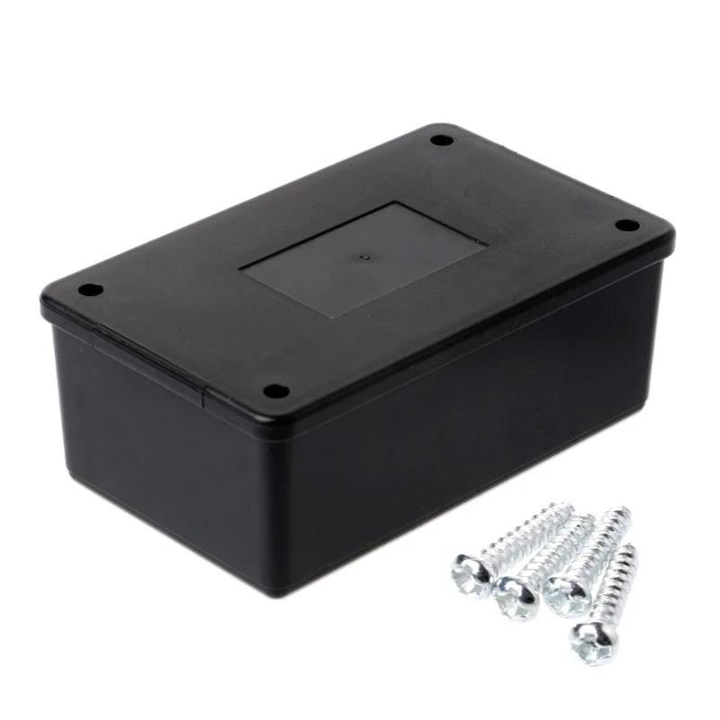 Dustproof Electrical Junction Box Black Waterproof Plastic Electric Project Junction Box ABS Plastic Instrument Case