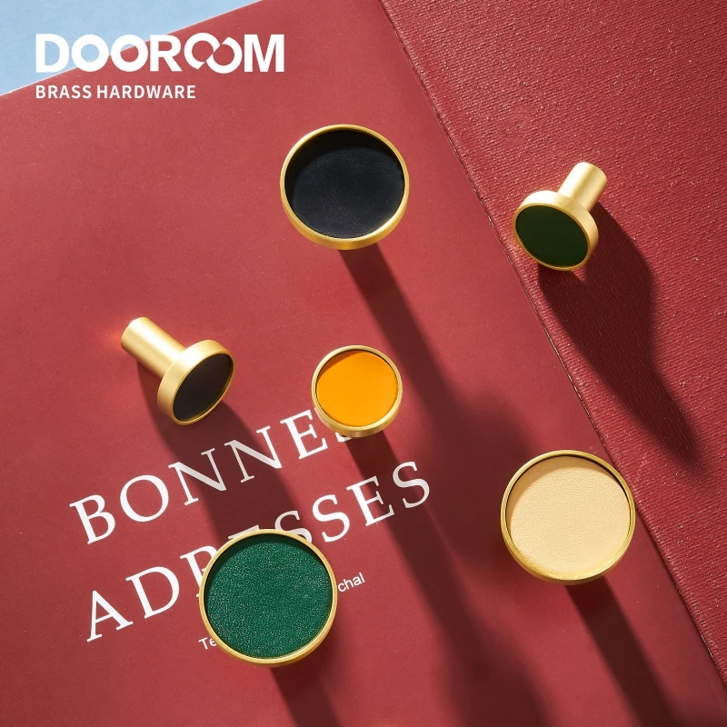 Dooroom – crochets colorés en cuir laiton pour salle de bain, cuisine intérieure, couloir, cintres muraux pour vêtements, crochets de rangée