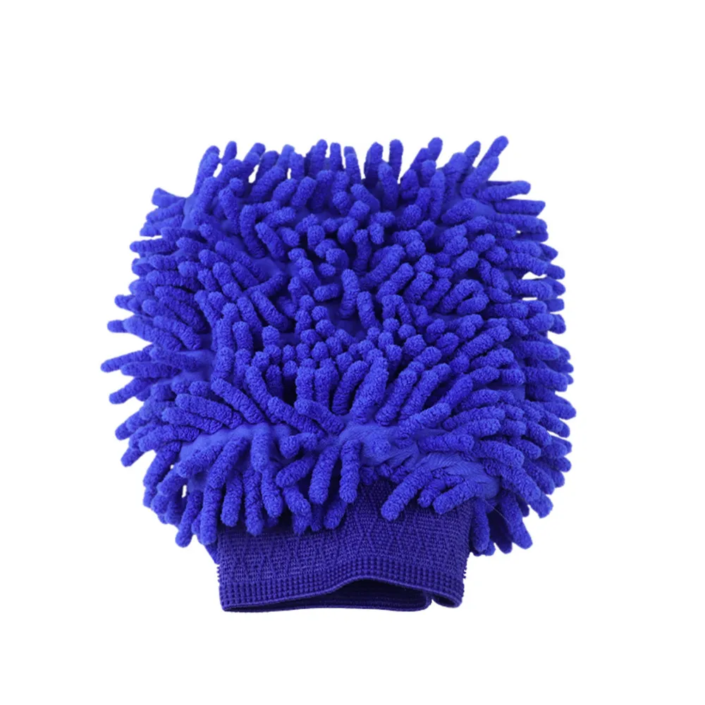 

Car Wash Mitt Large Size Ultra Soft Microfiber Car Cleaning Wash Glove Double Side Chenille Scratch-free Gloves