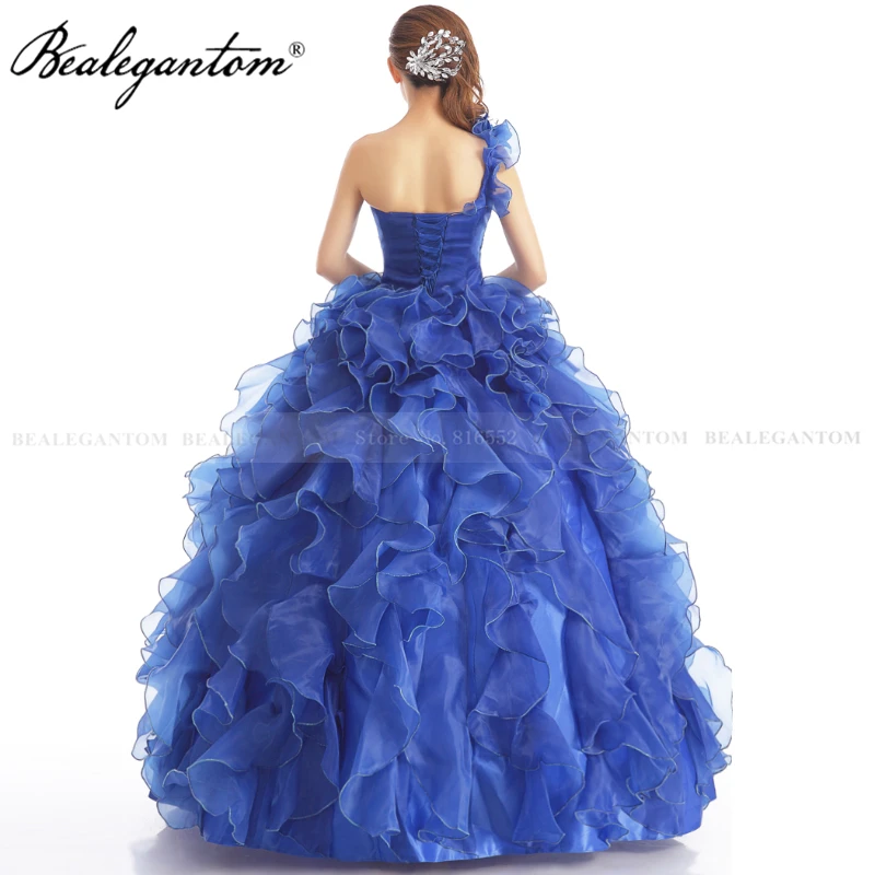 Bealegantom Bola Gaun Vestidos De 15 Bunga Quinceanera Gaun Manis 16 Debutante Masquerade Prom Gaun QD1300