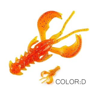 Crazy-supercontinent, soft plastic bait, shrimp, lobster, 65mm/10pcs/40mm/20pcs 8 Main Sales Artificial Bait Shrimp - №1