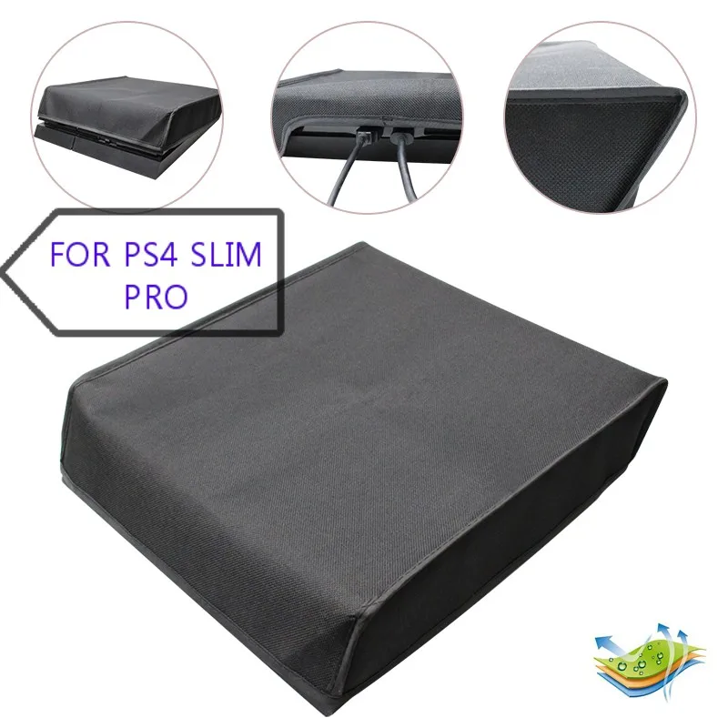 10PCS For Sony Playstation 4 For PS4 Slim pro Console Soft Dust Proof Cover Sleeve For Place DustProof Case