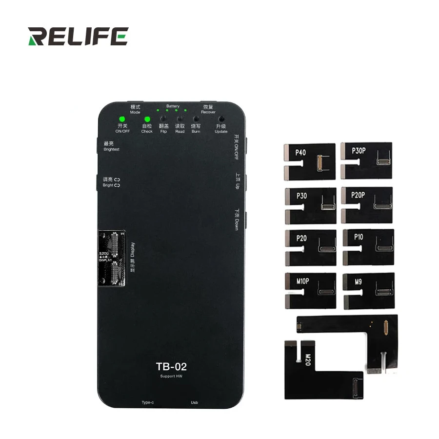 

RELIFE TB-02 HW screen board test display touch repair Test Box for HW P10/P20/P20P/P30/P40/Mate9/Mate10 Pro/Mate20/Mate30