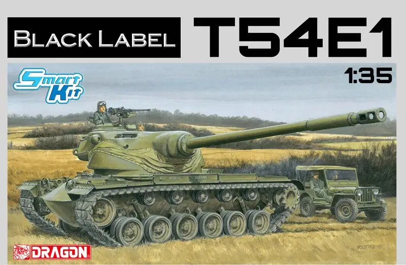 

Dragon 3560 1/35 US T54E1-Умный набор «Серия черных этикеток», набор моделей