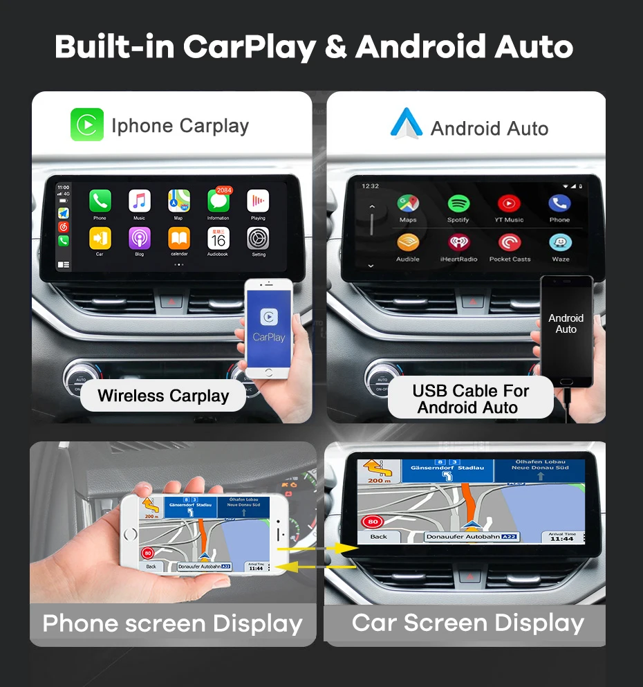 12.5 Inch Android 12 Car Multimedia Player Radio GPS Navigation Stereo CarPlay WiFi 4G BT Touch Screen For Honda SPIRIOR Accord