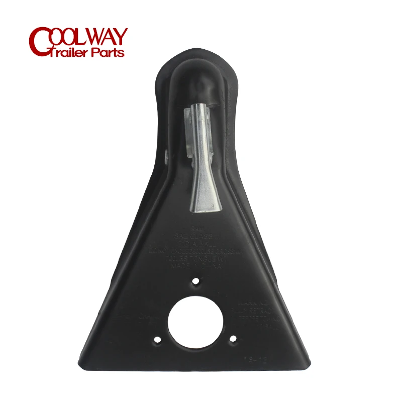 A-Frame Trailer Coupler CAP 5000Ibs Fits 2Inch Ball Black Hitch Couping RV Parts Camper Caravan Accessories Components