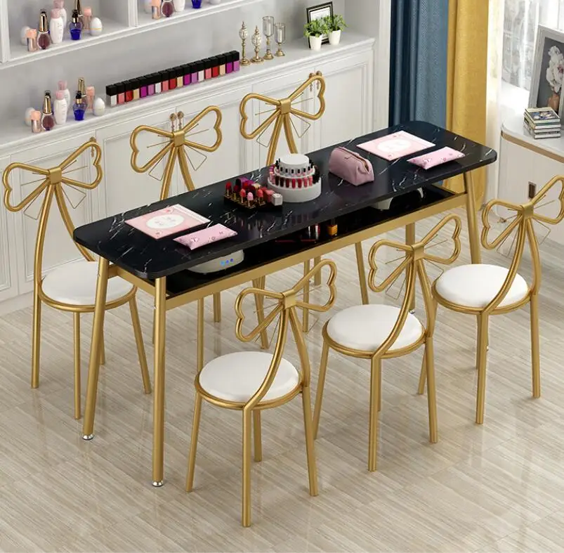 Manicure table and chair set economic manicure shop small net red simple manicure table manicure chair