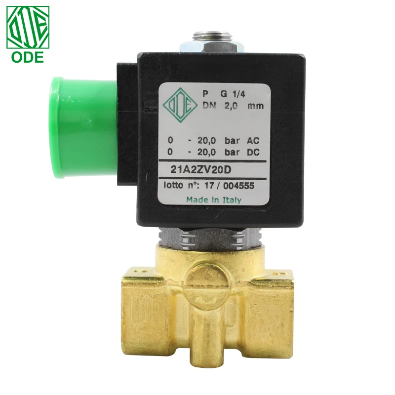 

Wholesale Italy ODE 21..ZV..D General purpose solenoid valves 21A2ZV20D 21A2ZV25D 21A3ZV15D 21A3ZV25D 21A5ZV45D 21A8ZV55D CE