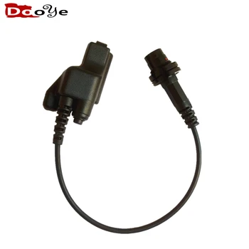 AN/PRC-152/PRC 148 Harris walkie talkie 6 pin wtyczka zwrócić się do Motorola HT1000 GP900 XTS2500 MTX838 adapter U-283/U złącze