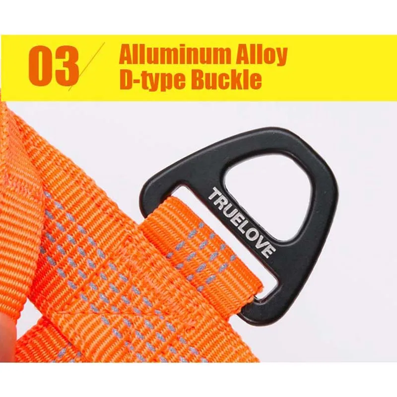 Truelove Pet Reflective Pet Dog Harness Small Medium Large Vest Adjustable with Safety Buckle D-flex Buckle Pet ProductsTLH6071