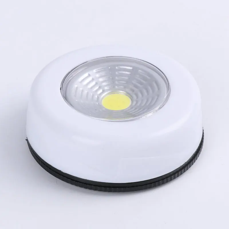 Battery Operated LED Night Lamp Touch Control Sensor Bedside Light Wireless COB Touch Switch Light For Closet Cabinet Stairs