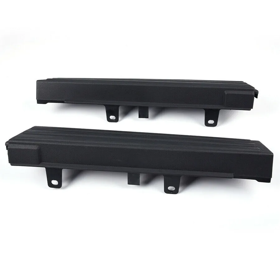 2x Tailgate Side Cover Moulding Trim Cap Black For Ford F-150 09-14 with Flex Step