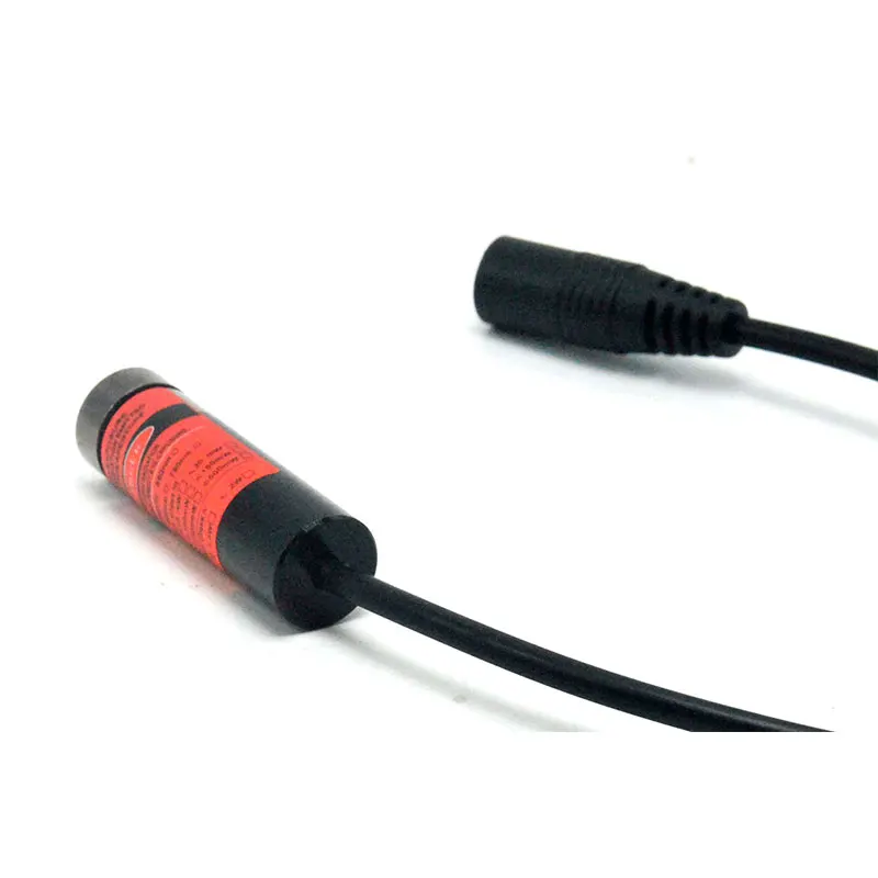 Stip/Lijn/Cross Focussable 100Mw 650nm Rode Lasermodule W 3-assige Houder & Adapter