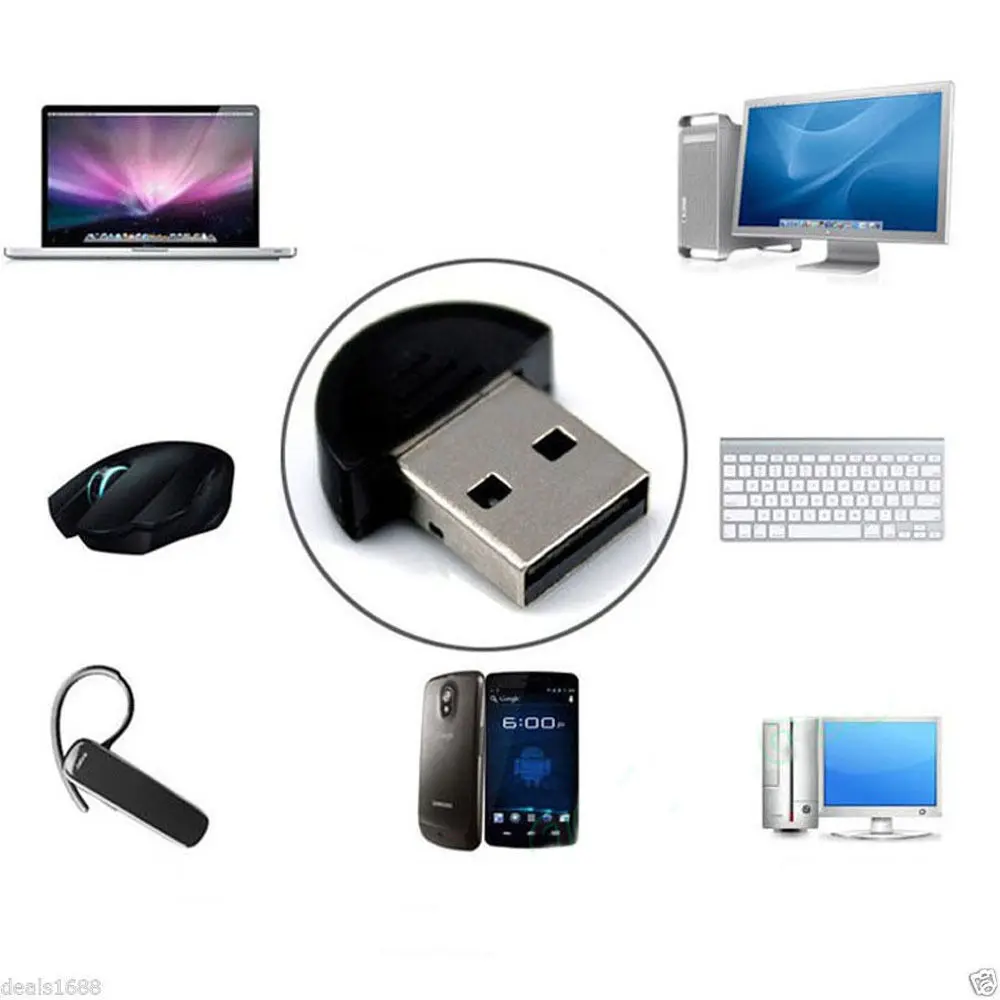 Mini Mới USB2.0 EDR Bluetooth Không Dây Dongle Adapter Laptop Win Xp Win7 8 10
