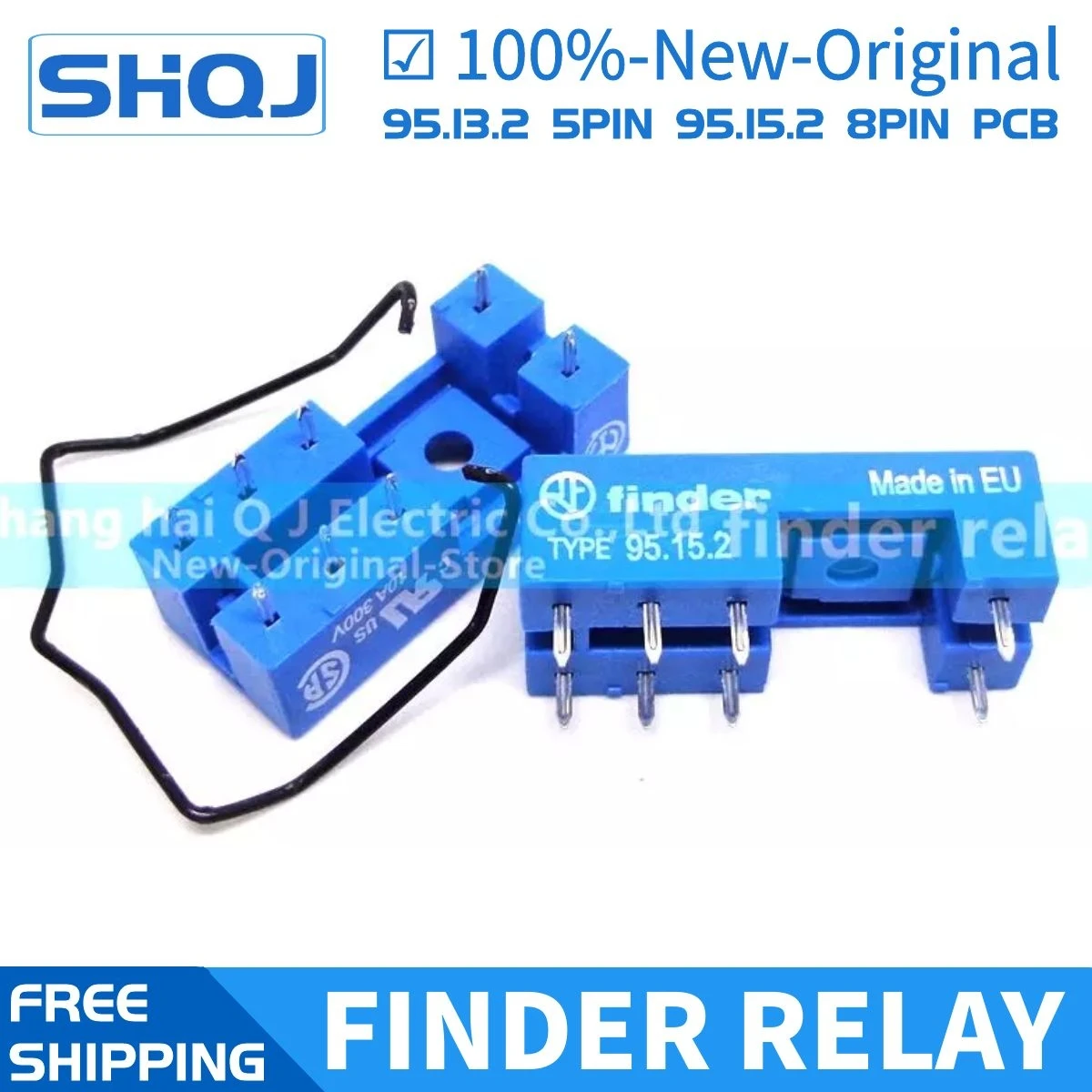 

5PCS FINDER PCB SOCKET 95.15.2.SMA 8PIN PCB 95.13.2.SMA 5PIN PCB 100%-new-original