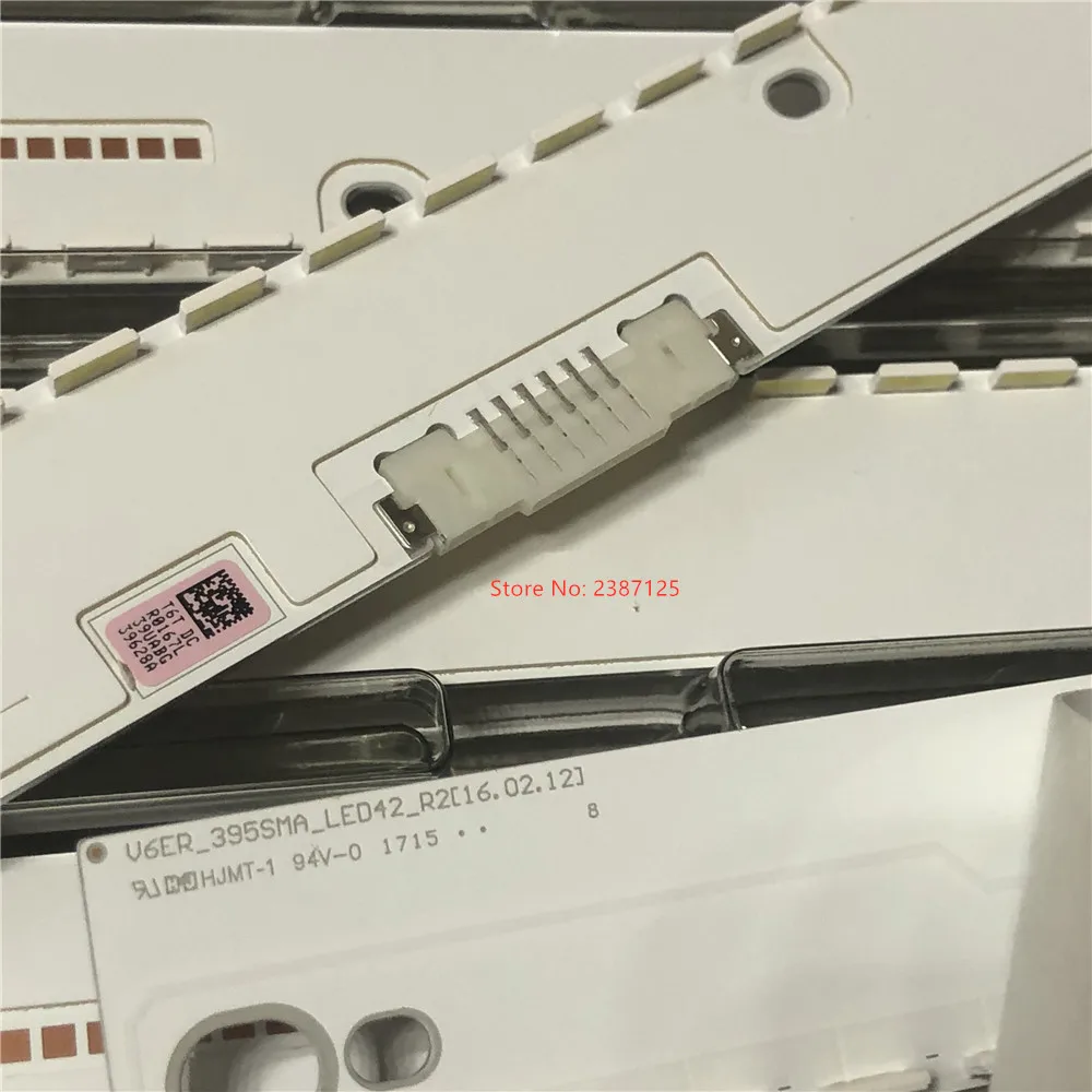 

LED Backligh Strip 42lamps V6ER_395SMA_LED42_R2 V6ER_395SMB_LED42 BN96-39627A 39628A UA40KU6900 UE40KU6400 UE40MU6400 UN40KU7000